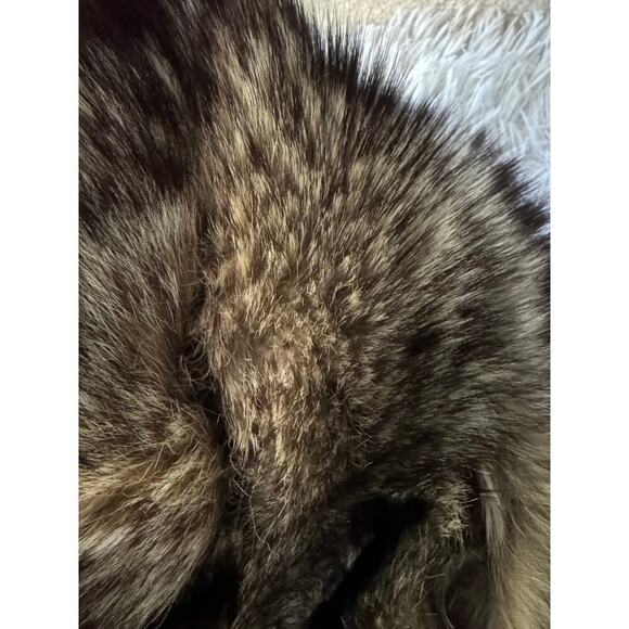 Women’s authentic Raccoon topper ties under your chin. main image 6